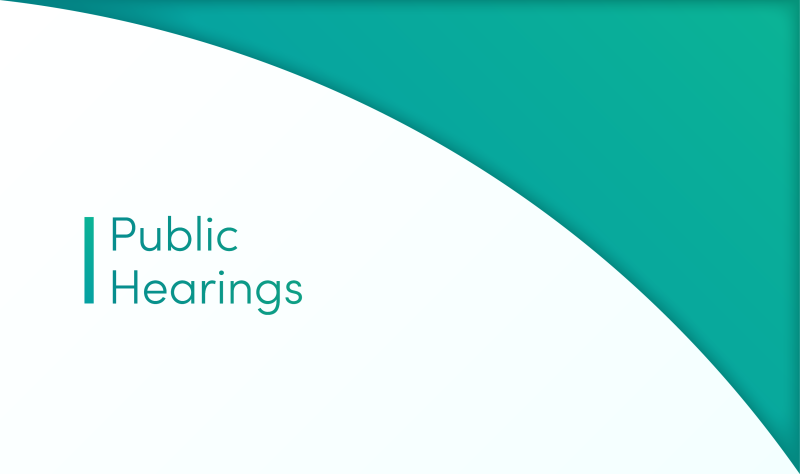 Public Hearings